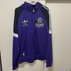 Sacramento Kings Adidas throwback zip up. 100% authentic, XL 9/10 condition